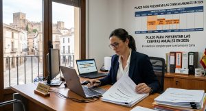 Plazo para presentar las cuentas anuales en 2026 
